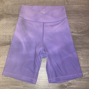Women's Cozi hombre Purple biker Shorts